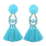 Boho Luxury Resin Beads Drop Dangle Earring