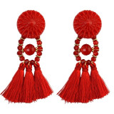 Boho Luxury Resin Beads Drop Dangle Earring