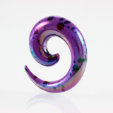 2pcs Acrylic Spiral Ear Gauges