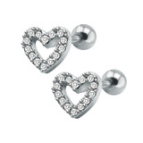 1 Pair Steel Ear Tragus Cartilage Piercing