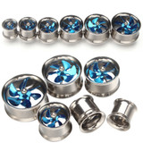 1Pc Screw Propeller Ear Stainless Steel Plugs
