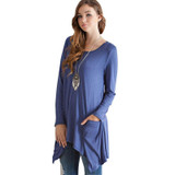 Long Sleeve Tunic with Pockets