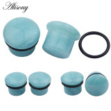 2Pcs/lot Natural Stone Ear Plug