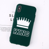 King Queen Crown Phone Case For IPhone