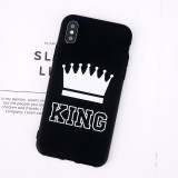 King Queen Crown Phone Case For IPhone