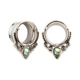 ear gauges expander plugs and tunnels with shell logo design 2pcs lot selling
