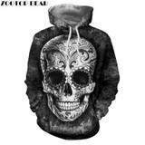Sugar Skull Hoodies 3D Sweatshirts