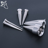 Trendy Double Flared Ear Plug Tunnel Stainless Steel