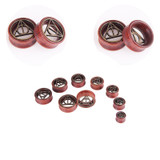 Wood tunnels ear plugs big gauge piercing expander wood 8mm - 20mm