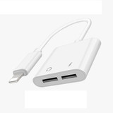 Double Jack Charging Audio Adapter for iPhone