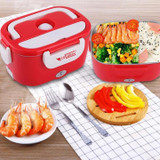 2 in 1 Portable Heated Electric Lunch Box