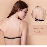 Strapless Invisible Half Cup Sexy Push Up Bra