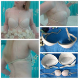 Strapless Invisible Half Cup Sexy Push Up Bra