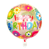 Happy Birthday Balloons - 50 Pieces - 18 Inches