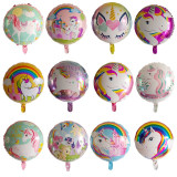 Unicorn Theme Birthday Balloon - 50 Pieces - 18 Inches