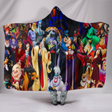 Disney Villains Disney Hooded Blanket Disney Villains Disney Hooded Blanket