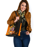 Dn Halloween Leather Tote Bag