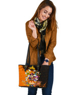 Dn Halloween Leather Tote Bag
