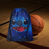 Stitch Galaxy Medium Drawstring Bag