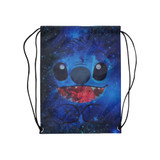 Stitch Galaxy Medium Drawstring Bag