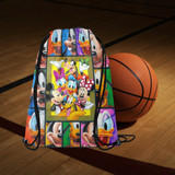 Mickey and Friends Medium Drawstring Bag