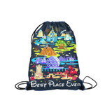 Best Place Ever Medium Drawstring Bag