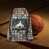 Happy Place Medium Drawstring Bag