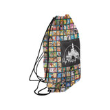 Happy Place Medium Drawstring Bag