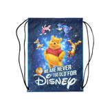 Pooh Disney Medium Drawstring Bag