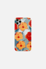 Retro Yellow Flowers Oil Painting iPhone Case