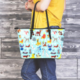 DN Dogs - Leather Tote Bag
