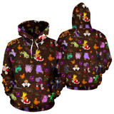 [Express Line Product+ 12$] Villain Disney Halloween All Over Hoodie