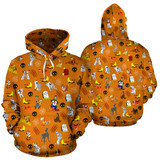 [Express Line Product+ 12$] Halloween Dogs All Over Hoodie