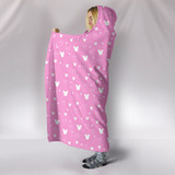 Mickey Pink Hooded Blanket