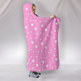 Mickey Pink Hooded Blanket