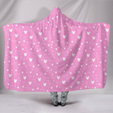 Mickey Pink Hooded Blanket