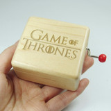 Handmade Game of Thrones wooden music box
