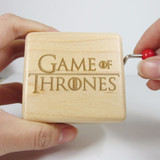 Handmade Game of Thrones wooden music box