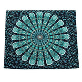 Hot Indian Bohemian Tapestry Elephant Peacock Boho Wall Hanging Carpet Bedspread Beach Picnic Blanket Pad 130x150cm/153x203cm