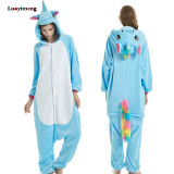 Animal Unicorn Pajamas Adults Winter Sleepwear Kigurumi Stitch Panda Pikachu Pyjamas Women Onesie Anime Costumes Jumpsuit