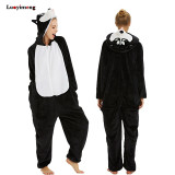 Animal Unicorn Pajamas Adults Winter Sleepwear Kigurumi Stitch Panda Pikachu Pyjamas Women Onesie Anime Costumes Jumpsuit
