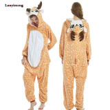 Animal Unicorn Pajamas Adults Winter Sleepwear Kigurumi Stitch Panda Pikachu Pyjamas Women Onesie Anime Costumes Jumpsuit