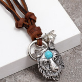 2021 New simple wolf head necklace