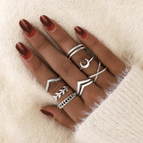 Moon + Stars Ring Set