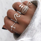 Moon + Stars Ring Set