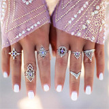 Moon + Stars Ring Set