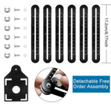 Picture Perfect™ SIX-SIDED ALUMINUM ALLOY ANGLE MEASURING TOOL