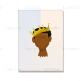 Cartoon Black Girl Poster African Queen Crown Canvas Painting Wall Art Poster and Print Gallery Picture Home Decor Girl Room Cartoon Black Girl Poster African Queen Crown Canvas Painting Wall Art Poster and Print Gallery Picture Home Decor Girl Room