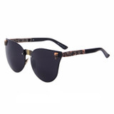 Skull Frame Metal Sunglasses