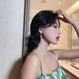 2020 New Arrival Crystal Trendy Star Women Dangle Earrings Star-moon Asymmetric Earrings Drop Earrings Jewelry Earrings